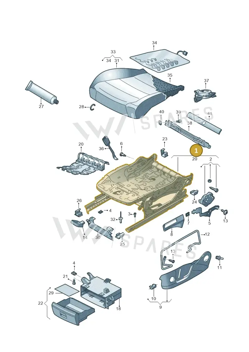 2Q4881105L — SEAT Tarraco FR (2018-2024) diagram 591881000, position 1
