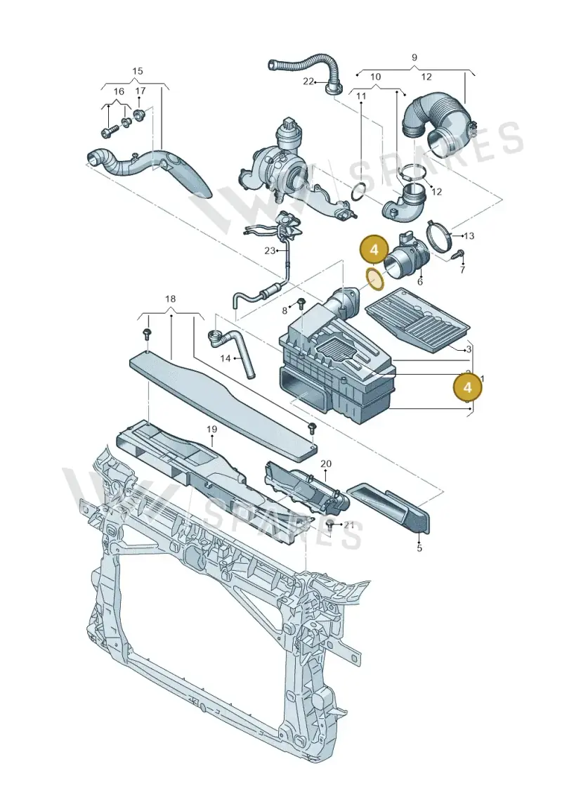 357129625A — SEAT Tarraco FR (2018-2024) diagram 884129000, position 4
