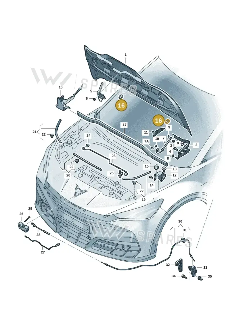 357827500A — SEAT Tavascan Cupra (2023-) diagram 20h823000, position 16