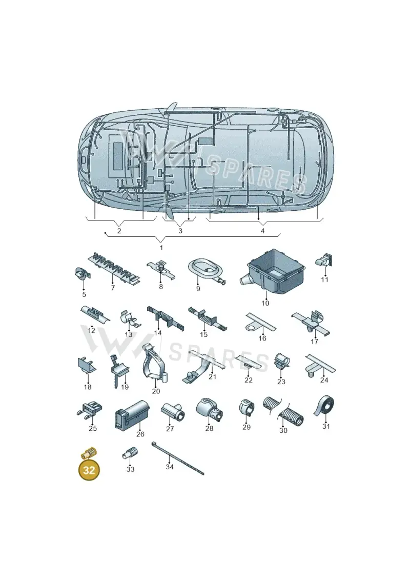 357972742 — SEAT Altea XL Reference (2013-2013) diagram 418971810, position 32