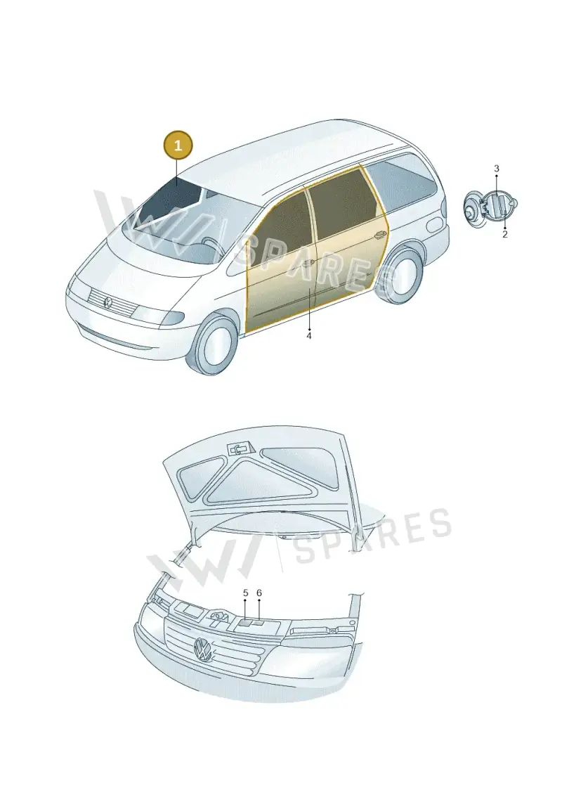 3B0010228G — SEAT Alhambra (2006-2010) diagram 162010000, position 1