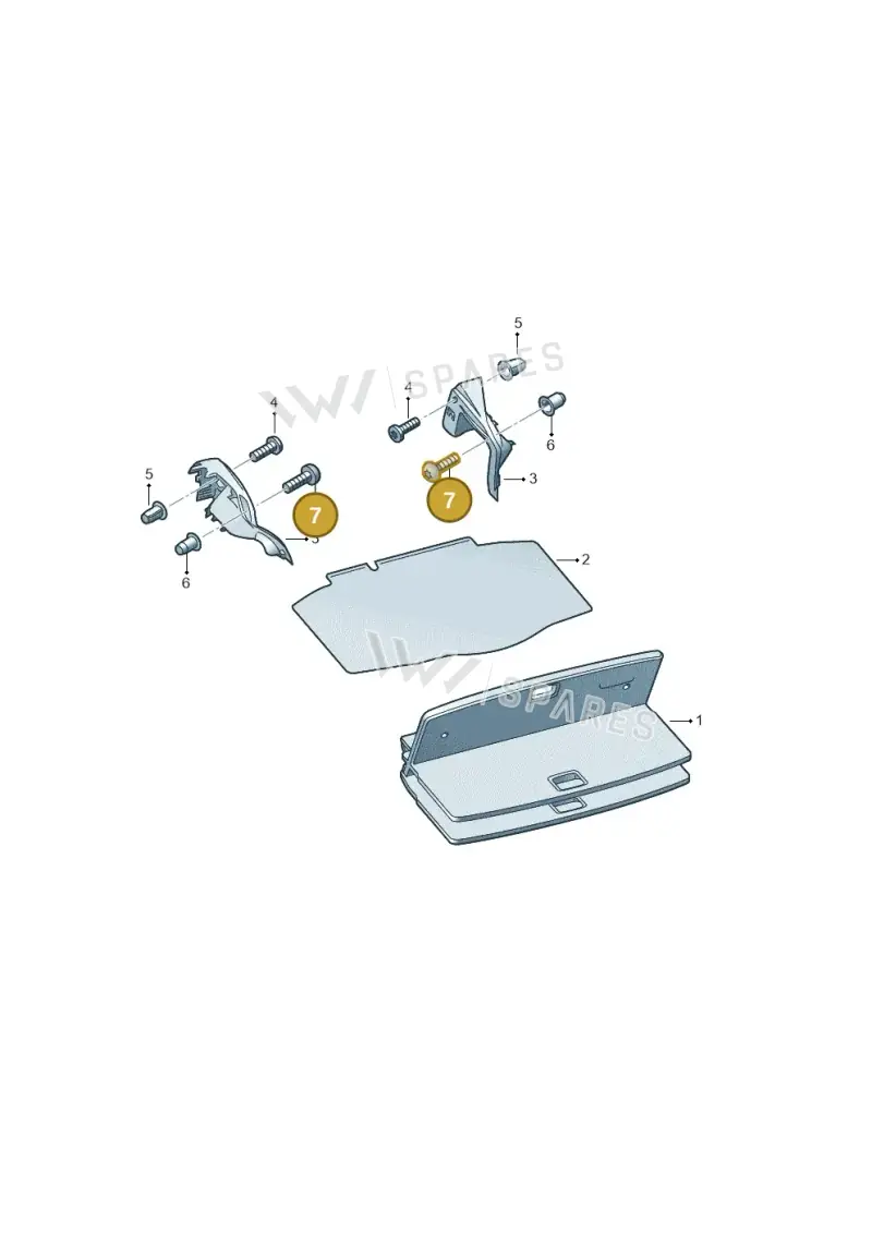 3B0867333 — SEAT Arona FR (2017-) diagram 835867850, position 7