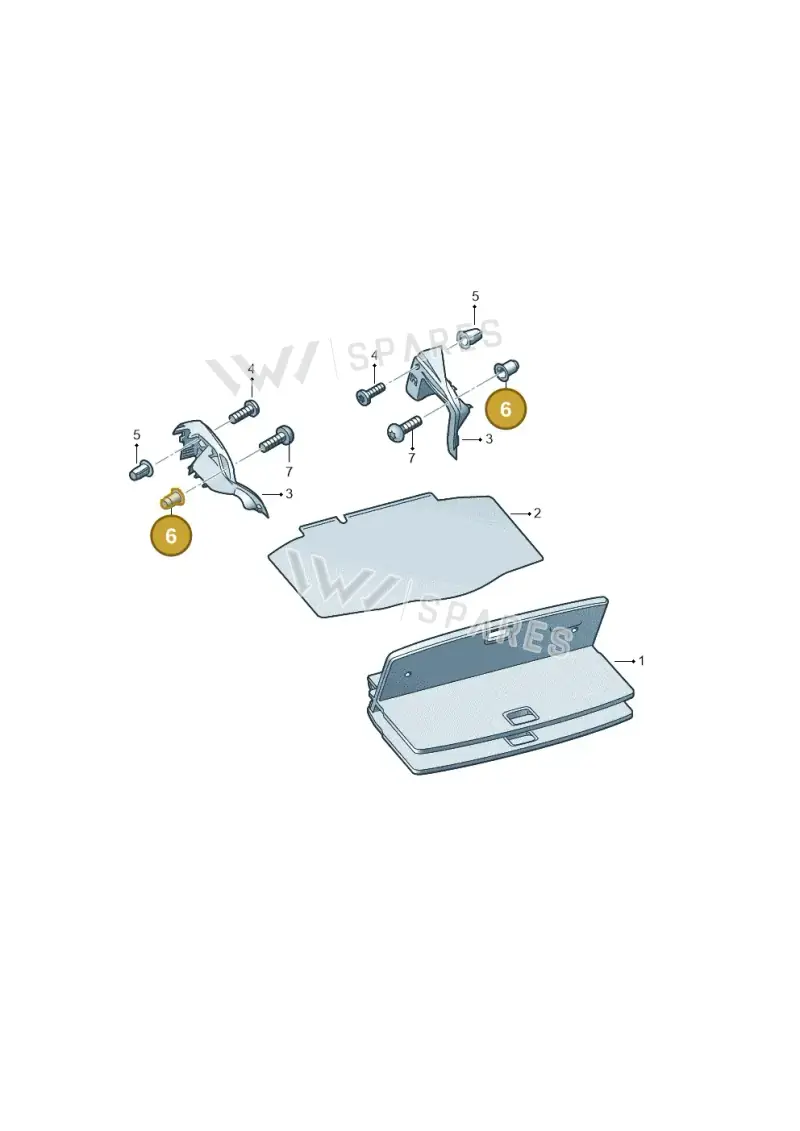 3B0867334 — SEAT Arona FR (2017-) diagram 835867850, position 6