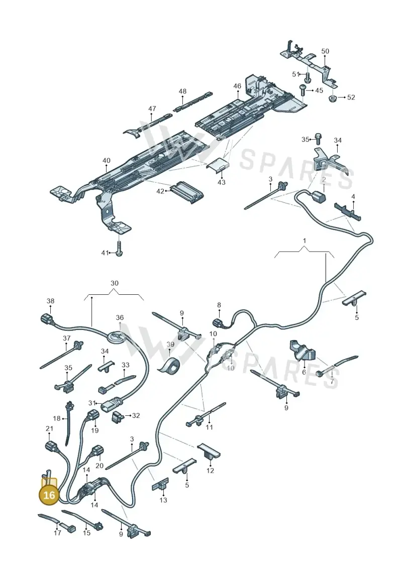 3B0971848F — SEAT Tavascan Cupra (2023-) diagram 20h970012, position 16