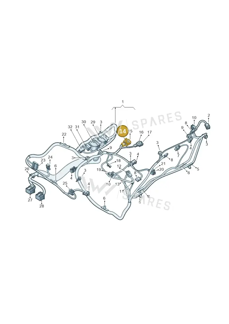 3B0972732 — SEAT Tavascan Cupra (2023-) diagram 20h972027, position 14