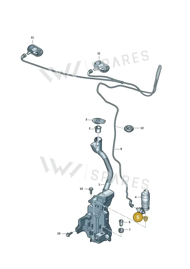 3BD955465 — Audi Q4 Sportback (2022-) diagram 89a955010, position 5