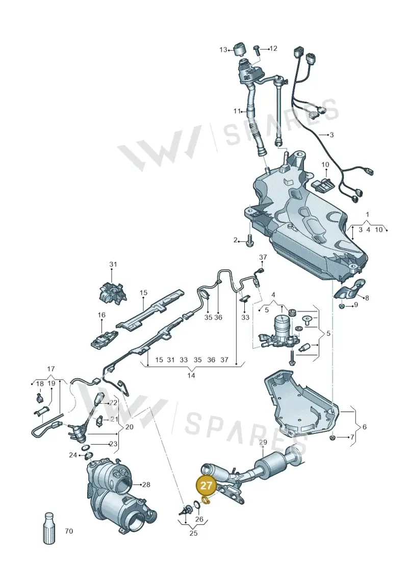 3C0253725 — SEAT Ateca Style (2016-) diagram 834201120, position 27