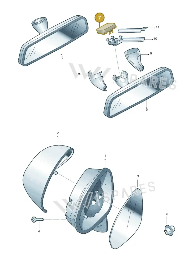 3C0857593B9B9 — SEAT Ibiza Reference (2012-2012) diagram 639857400, position 7