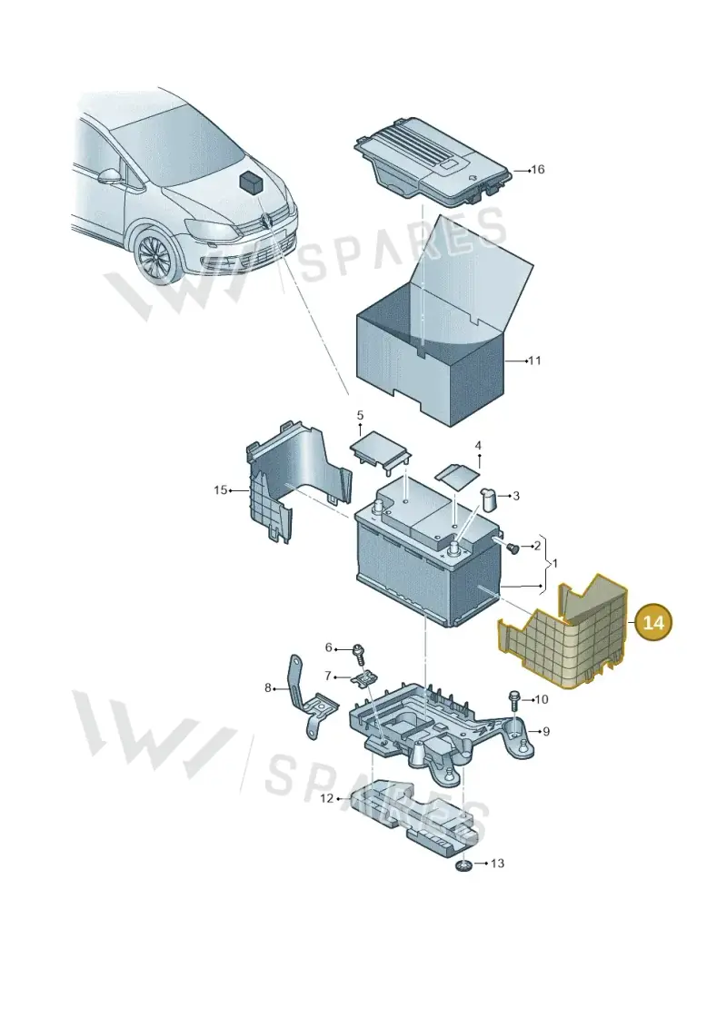 3C0915335 — SEAT Alhambra Stylance (2015-2022) diagram 863915000, position 14