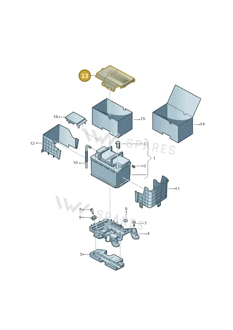 3C0915443A — SEAT Altea XL Reference (2013-2013) diagram 649915000, position 13
