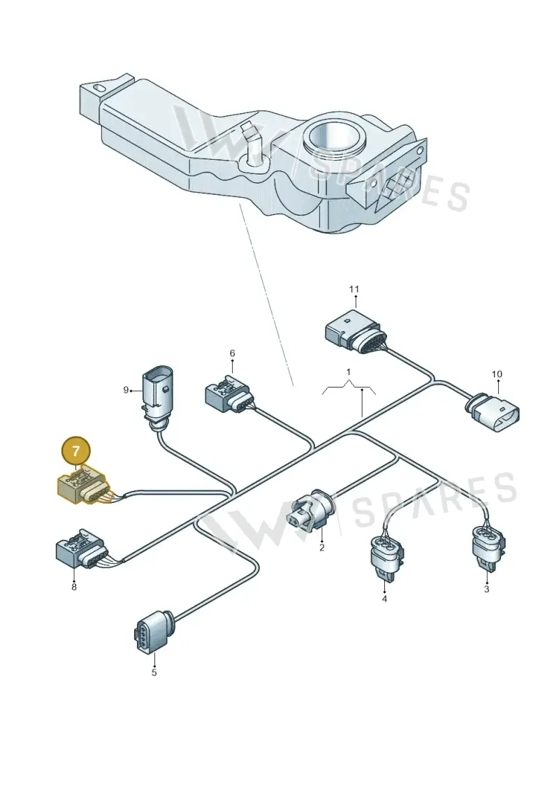 3C0973715 — SEAT Alhambra Stylance (2015-2022) diagram 863971950, position 7