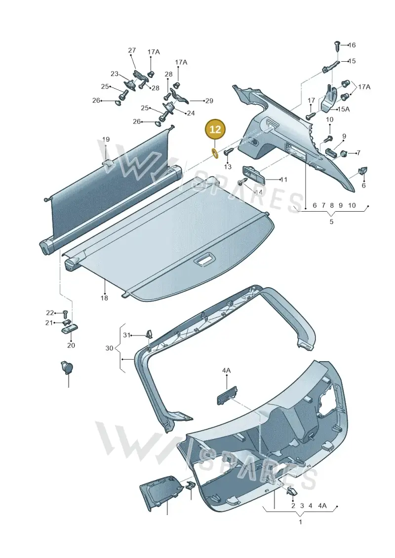 3C98672619B9 — SEAT Leon ST Stylance (2016-2020) diagram 754867950, position 12