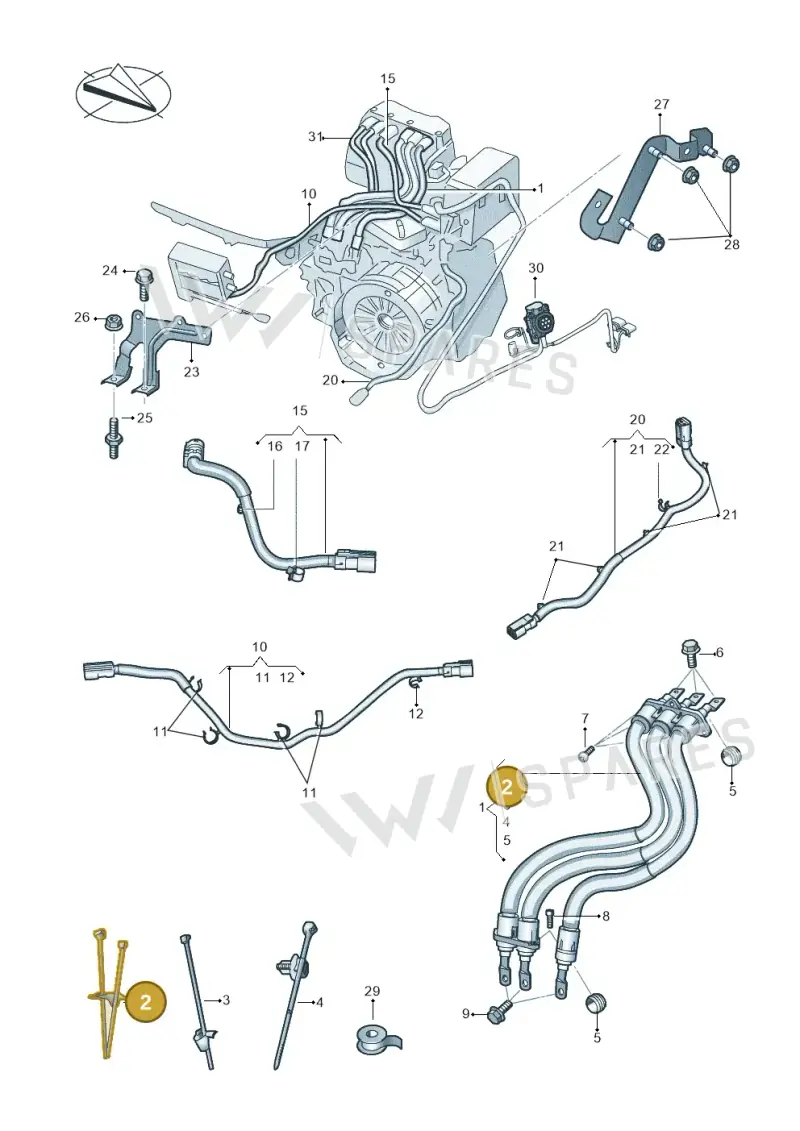3D0971838F — SEAT Formentor TSI CUPRA (2020-) diagram 793970150, position 2