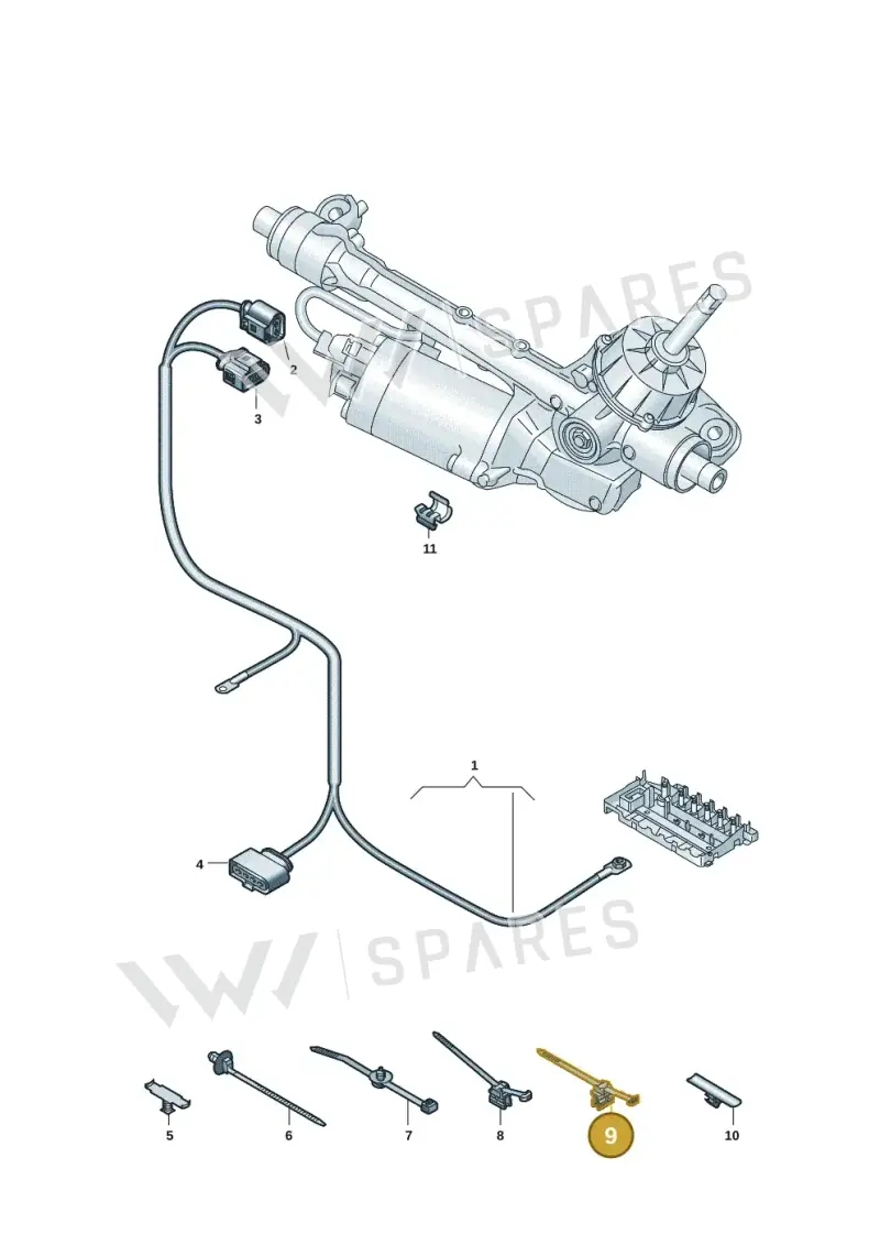 3D0971838L — SEAT Tavascan Cupra (2023-) diagram 10a971010, position 9