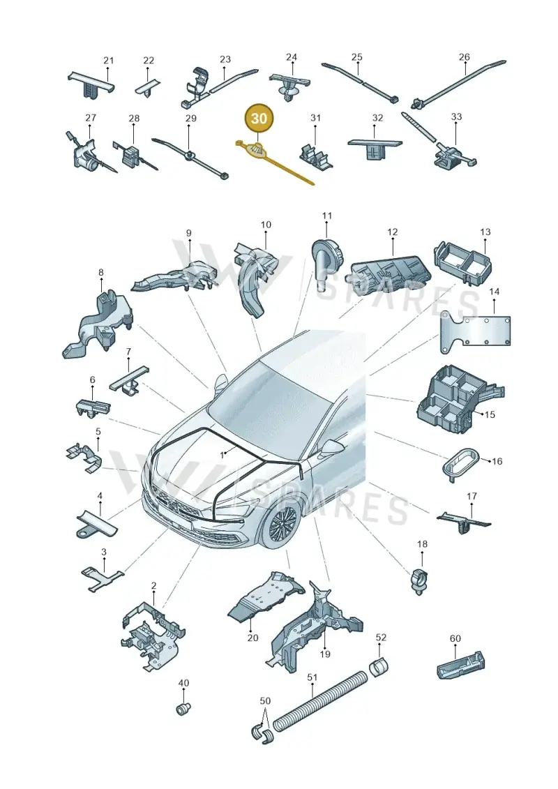 3D0971838N — SEAT Formentor TSI CUPRA (2020-) diagram 5fn971081, position 30