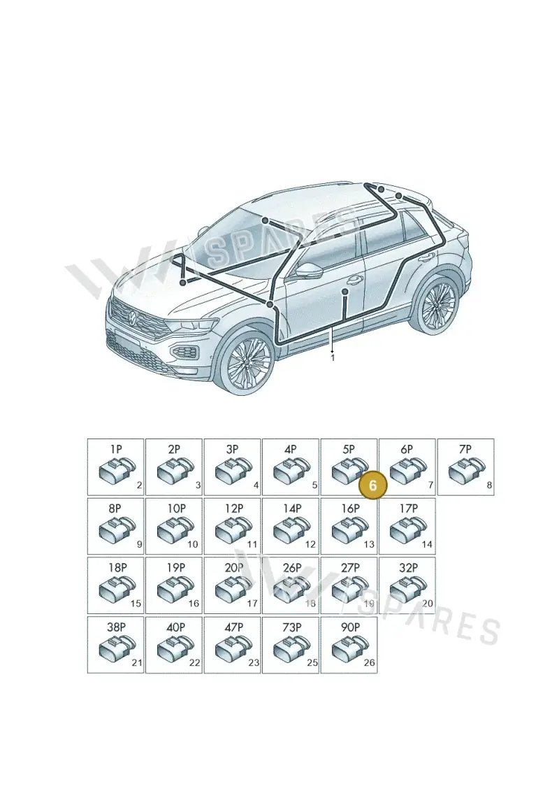 3D0973715 — SEAT Tarraco FR (2018-2024) diagram 813971810, position 6