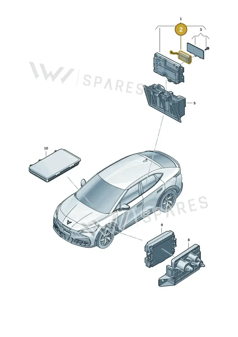 3G0915089 — SEAT Tavascan Cupra (2023-) diagram 20h035060, position 2
