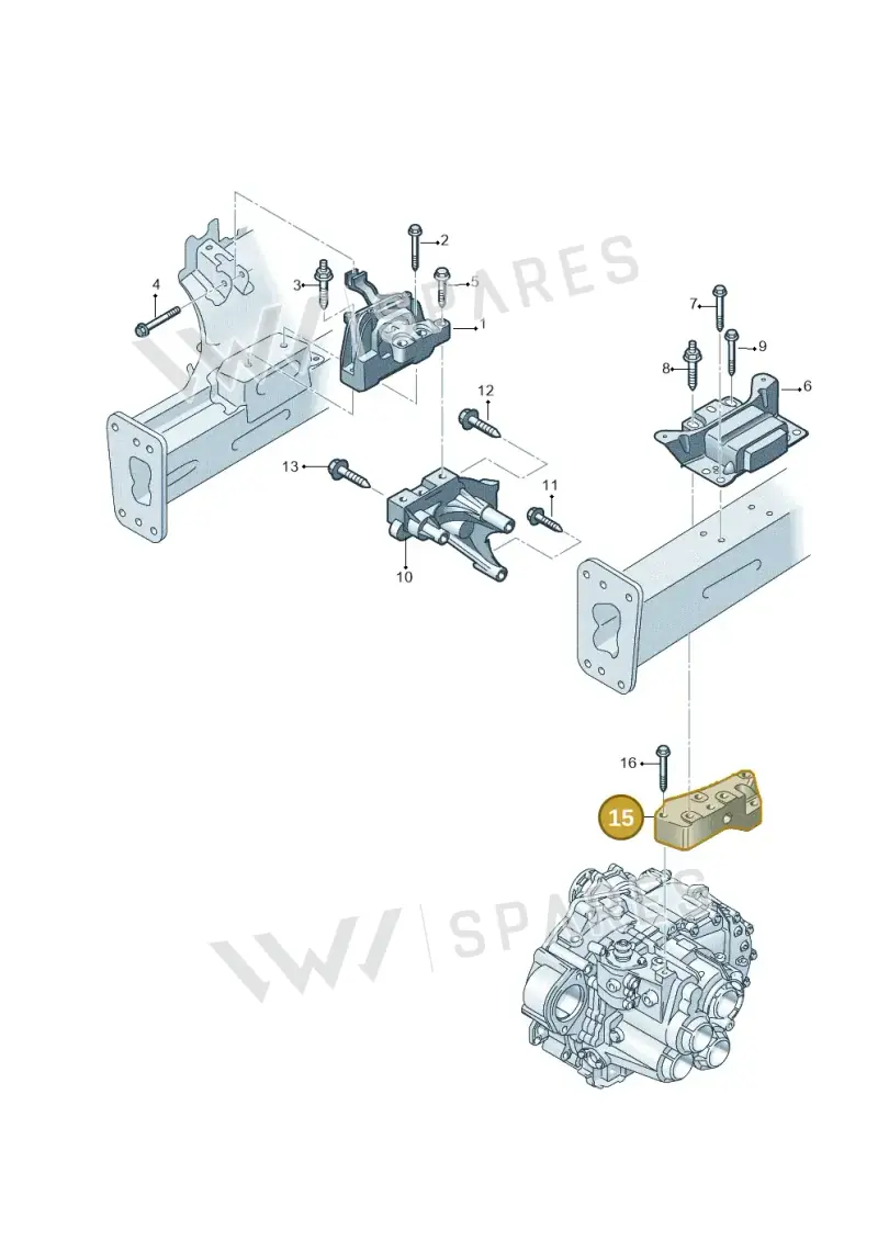 3Q0199117A — SEAT Formentor TSI CUPRA (2020-) diagram 746199300, position 15