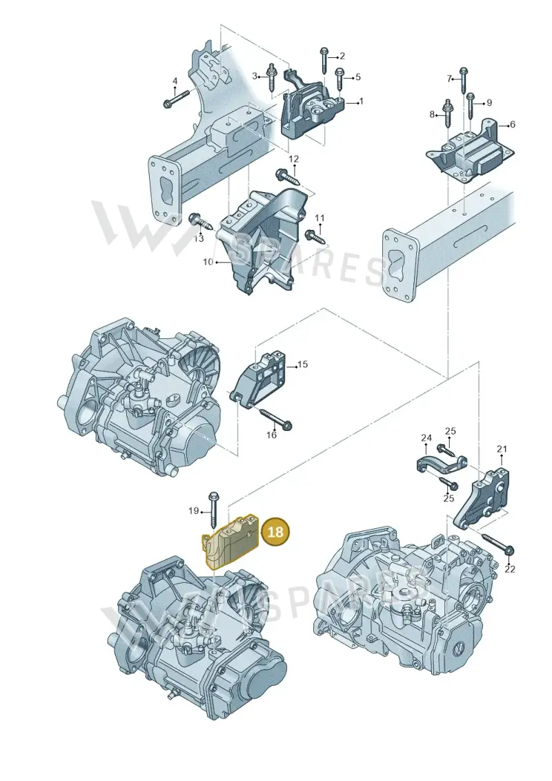 3Q0199117A — SEAT Formentor TSI CUPRA (2020-) diagram 746199250, position 18