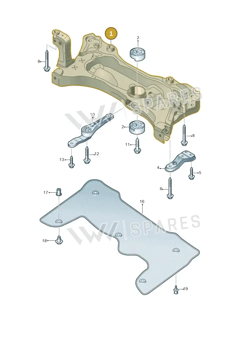 3Q0199315D — SEAT Tarraco FR (2018-2024) diagram 884199150, position 1