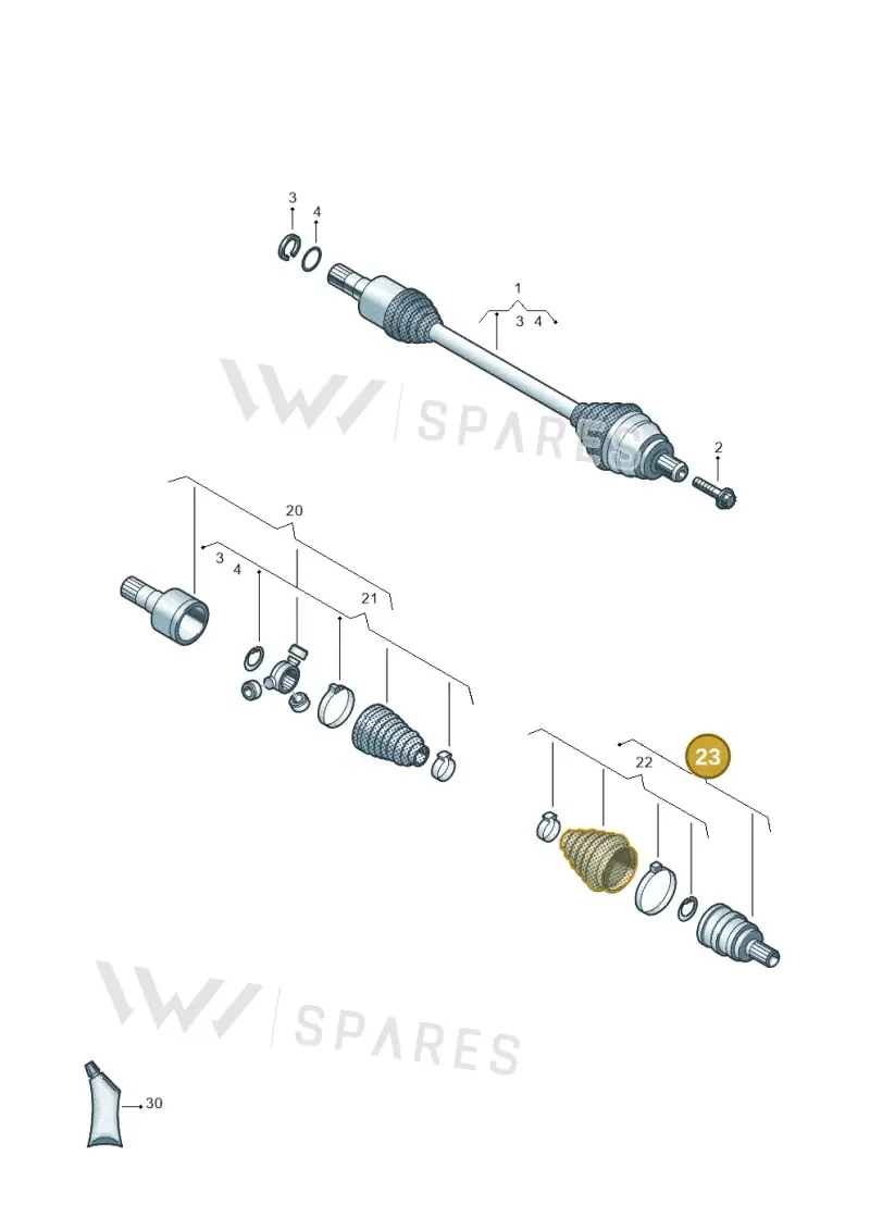 3Q0498099E — SEAT Leon style (2019-) diagram 827407210, position 23