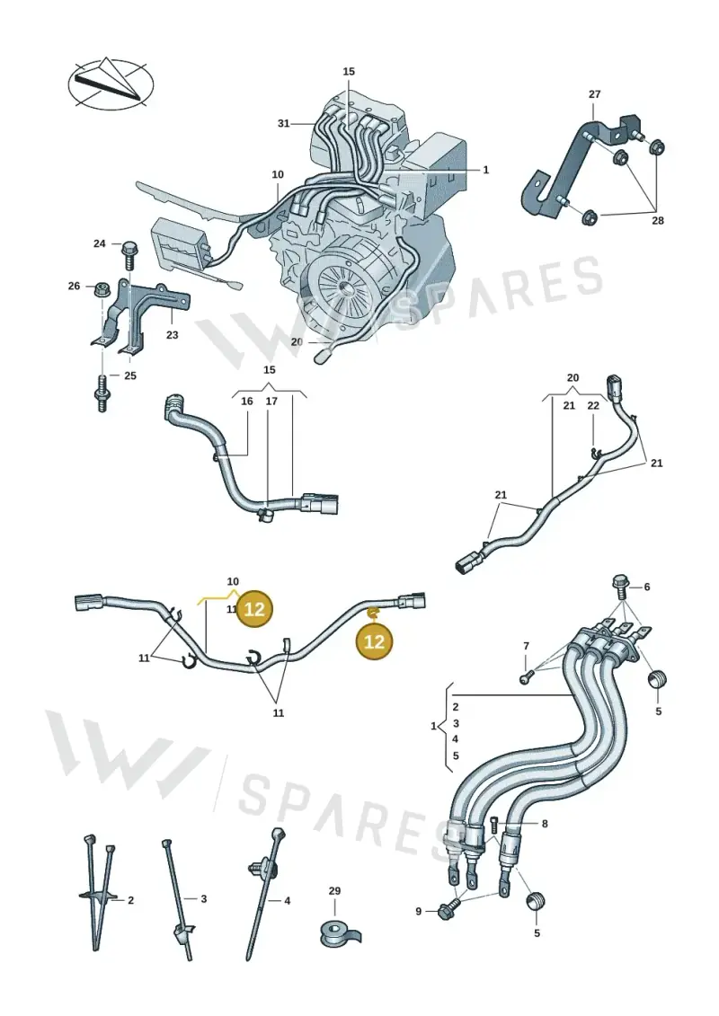 3Q0971897 — SEAT Tarraco FR (2018-2024) diagram 5h0970005, position 12