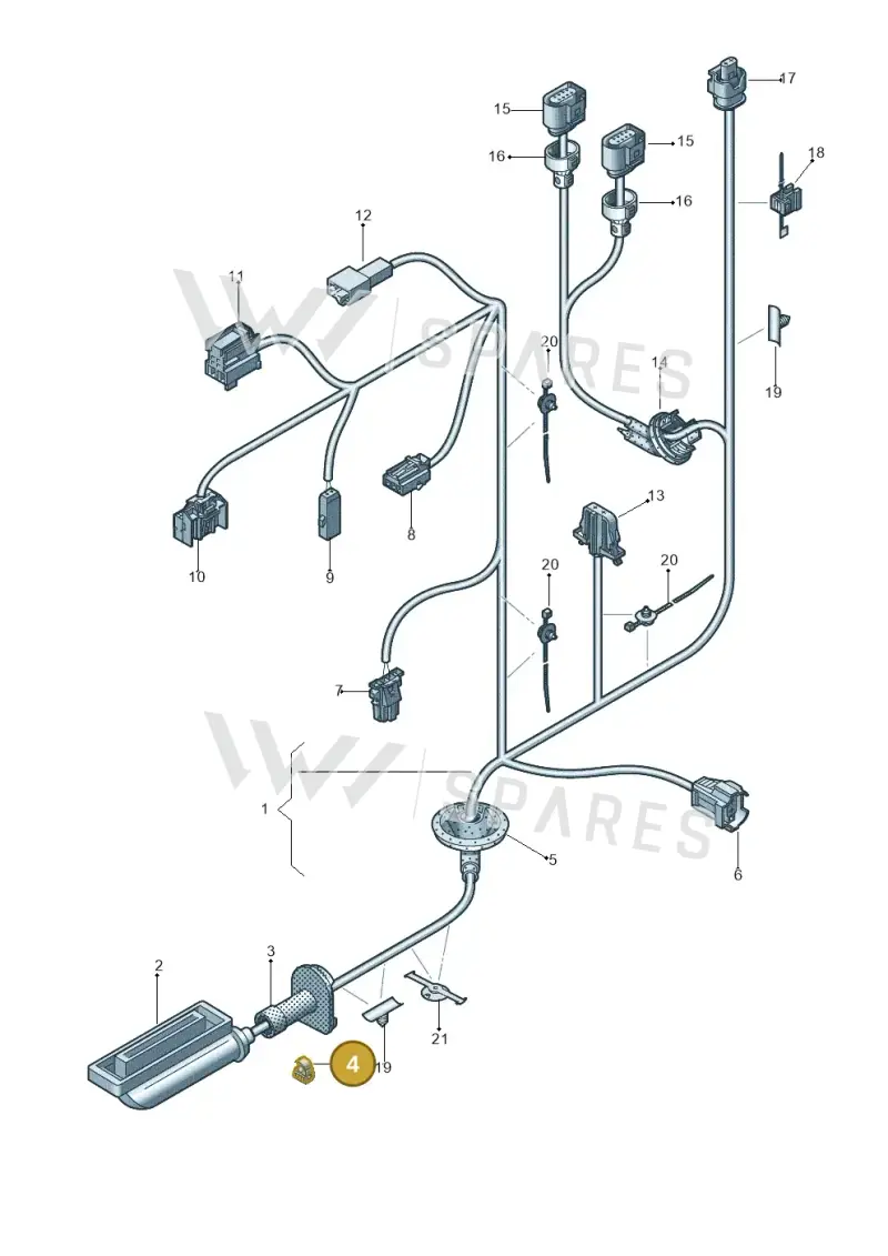 3R0971848 — SEAT Leon ST Stylance (2012-2016) diagram 745972330, position 4