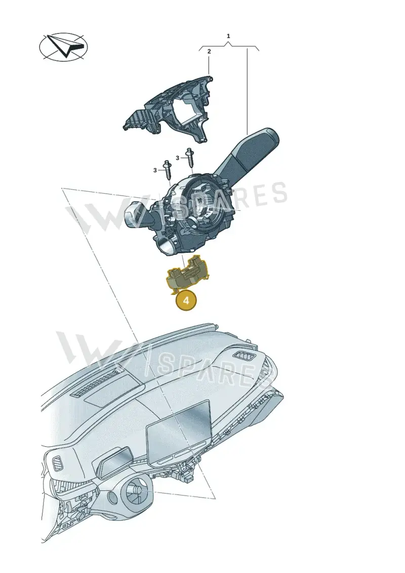 3WA905861 — SEAT Tavascan Cupra (2023-) diagram 20h953500, position 4
