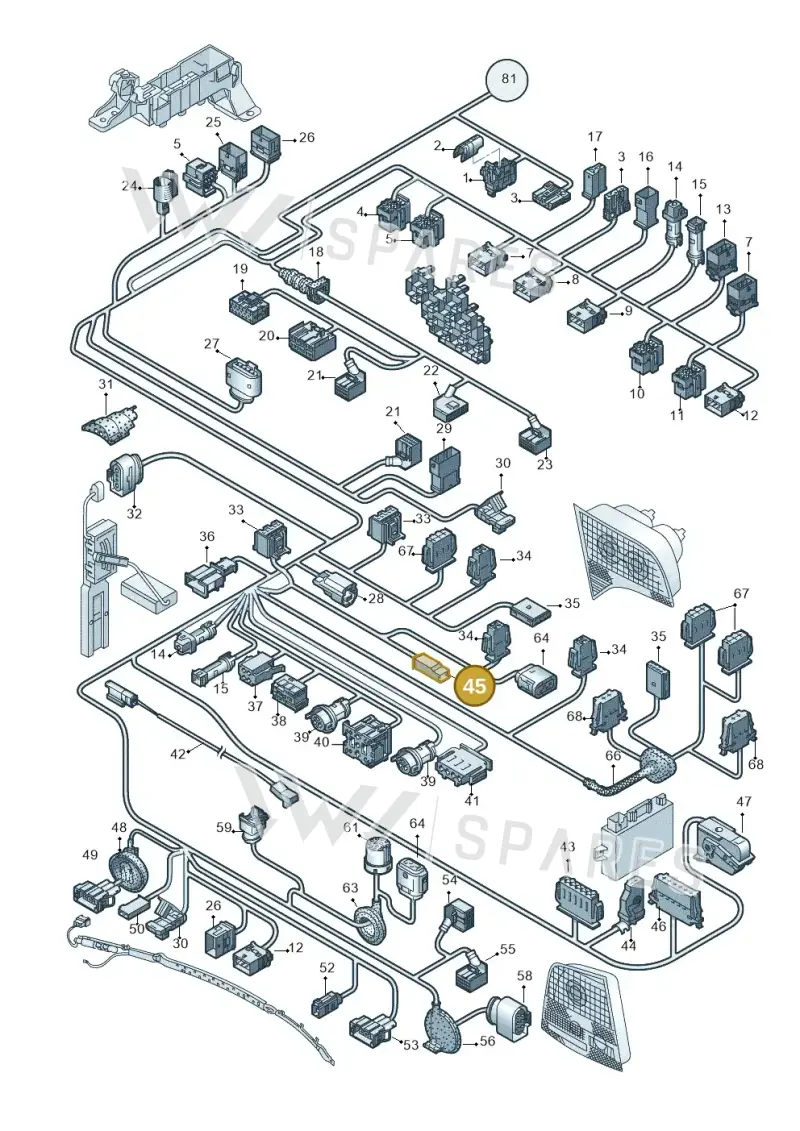 431971995 — SEAT Exeo ST Reference (2008-2011) diagram 454971810, position 45