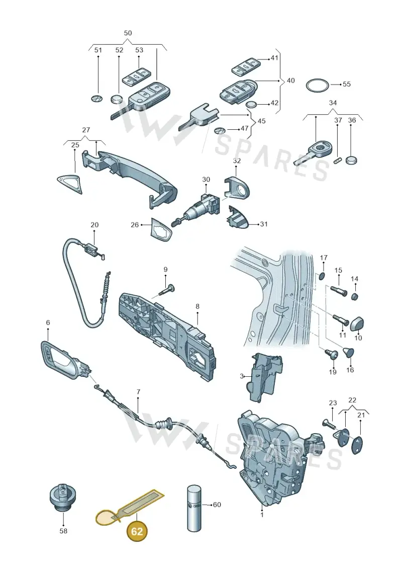 4A0837244B — SEAT Mii electric (2020-2021) diagram 672837000, position 62