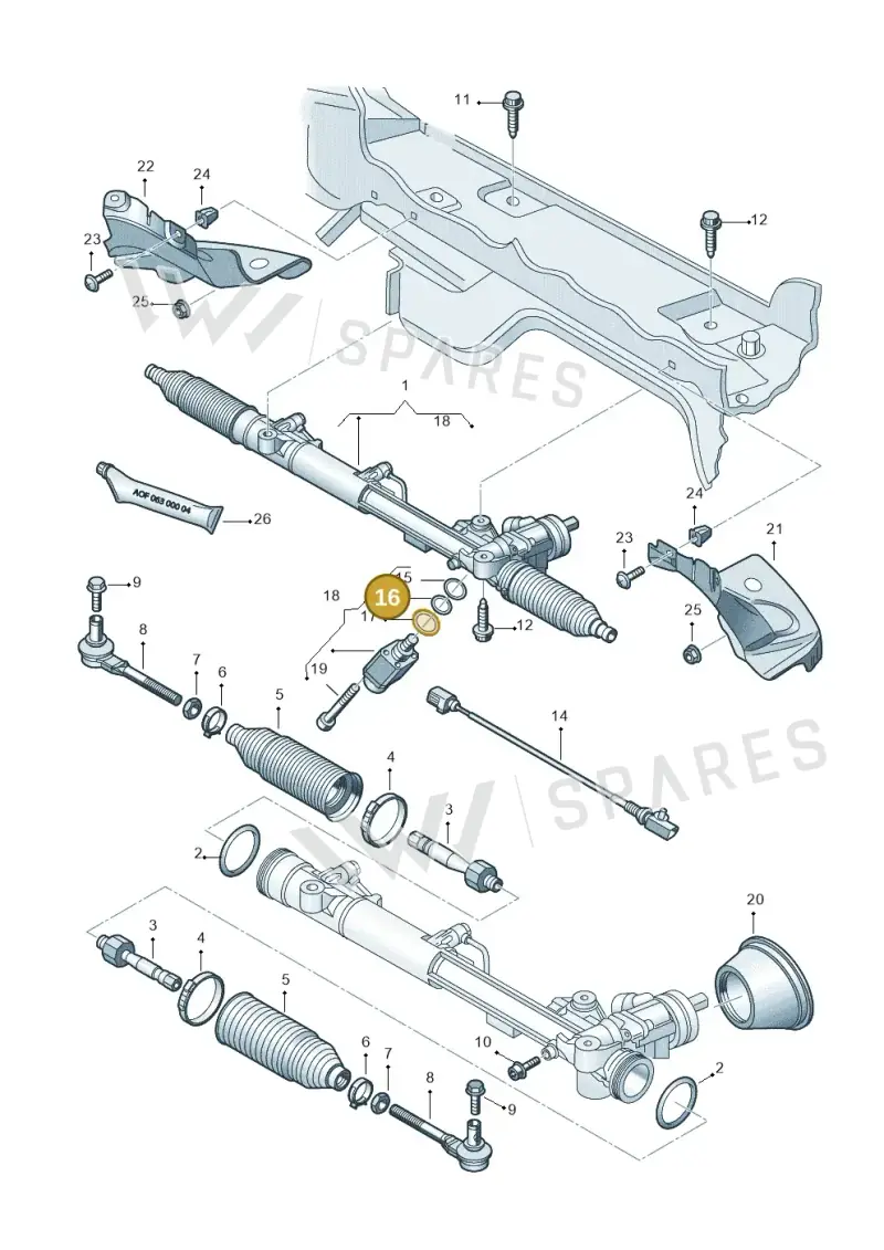 4B0422150A — SEAT Exeo ST Reference (2008-2011) diagram 448422100, position 16