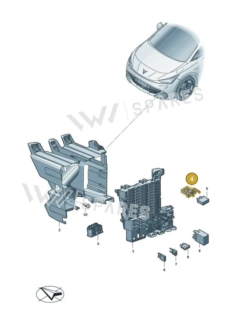 4B0937530 — SEAT Tavascan Cupra (2023-) diagram 10s937000, position 4