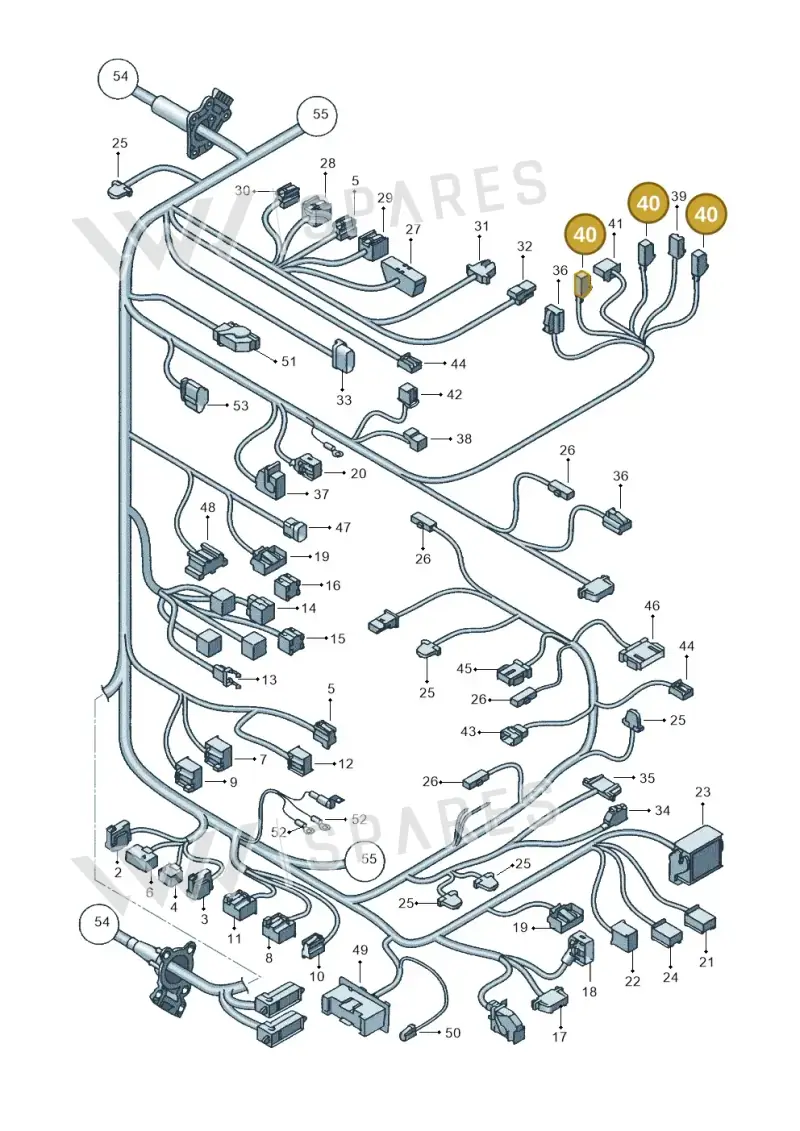 4B0971636 — SEAT Leon Stylance (2010-2012) diagram 418971840, position 40