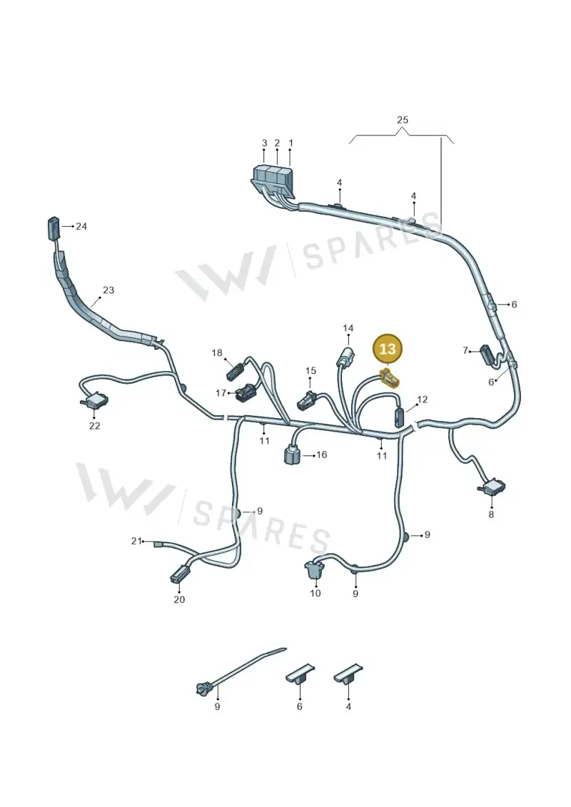 4B0971832 — SEAT Ateca Style (2016-) diagram 893972085, position 13
