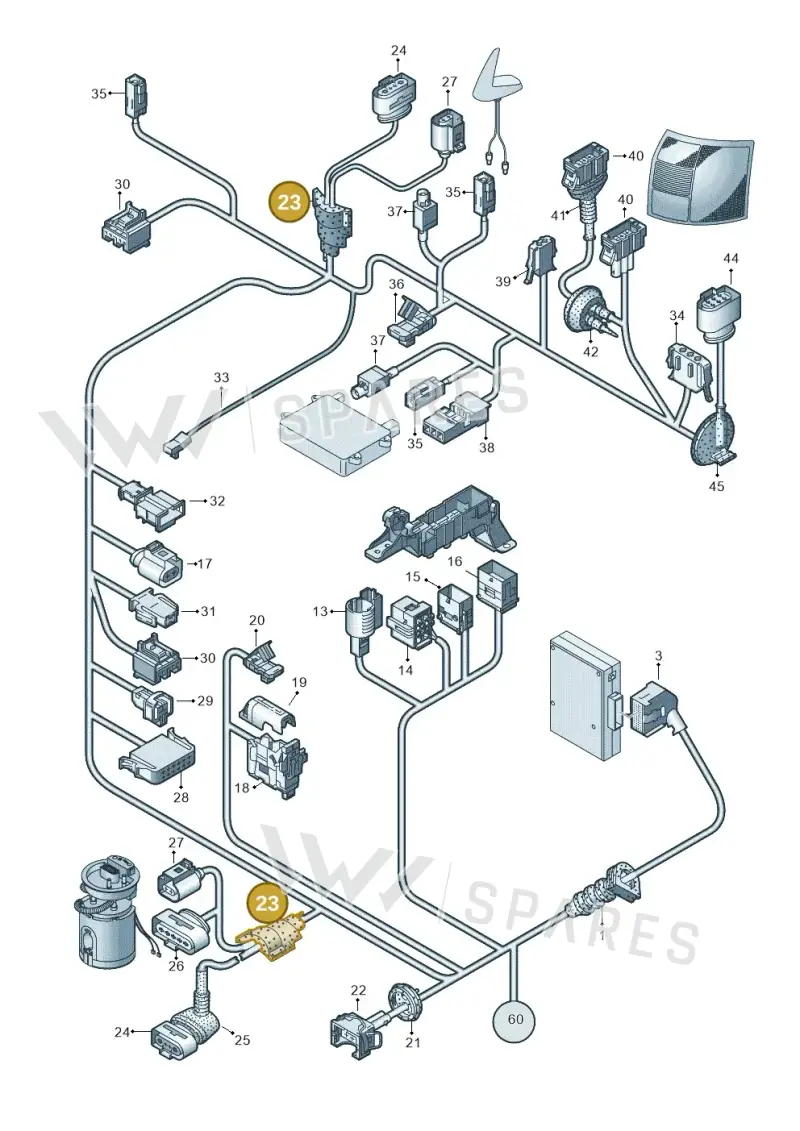 4B0971841D — SEAT Exeo ST Reference (2008-2011) diagram 454971830, position 23