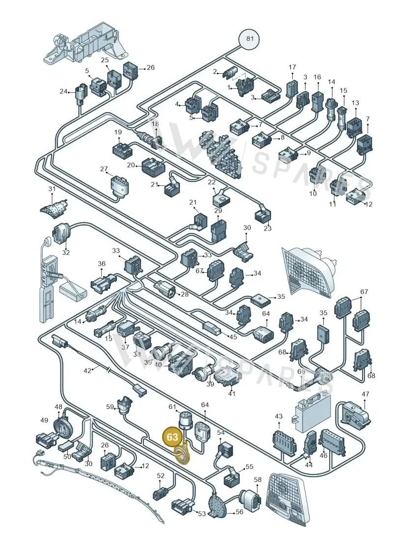 4B0971908 — SEAT Exeo ST Reference (2008-2011) diagram 454971810, position 63