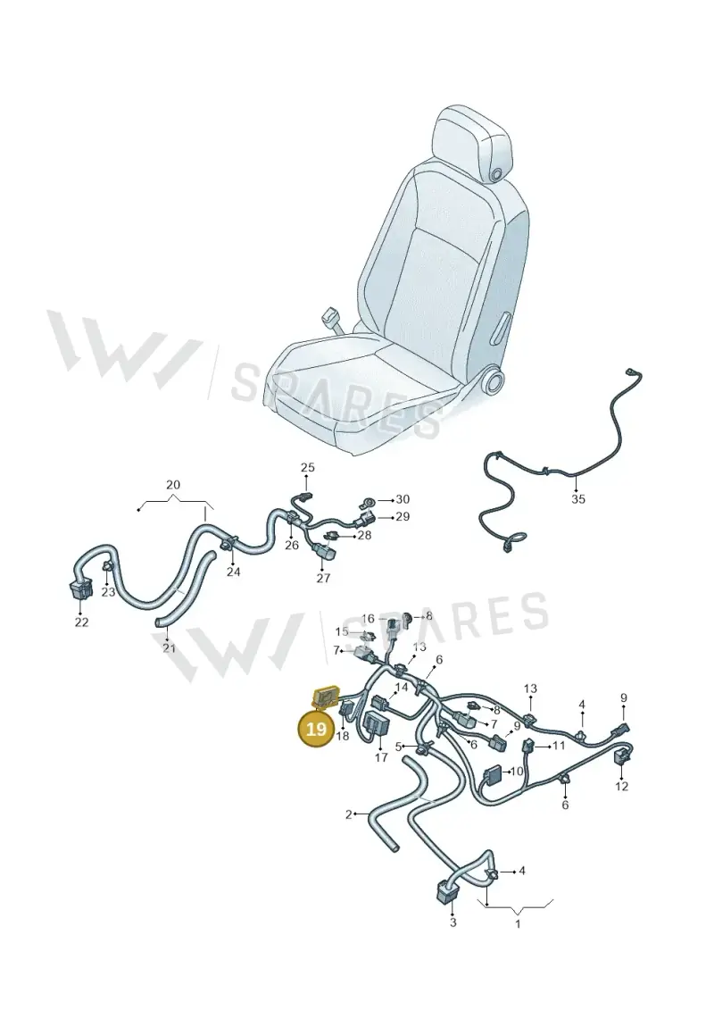 4B0973721 — SEAT Tarraco FR (2018-2024) diagram 591972026, position 19