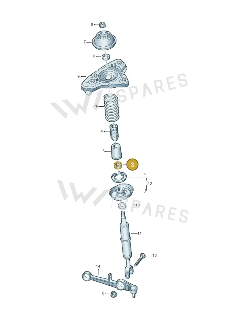 4D0412127 — SEAT Exeo ST Reference (2008-2011) diagram 249411000, position 3
