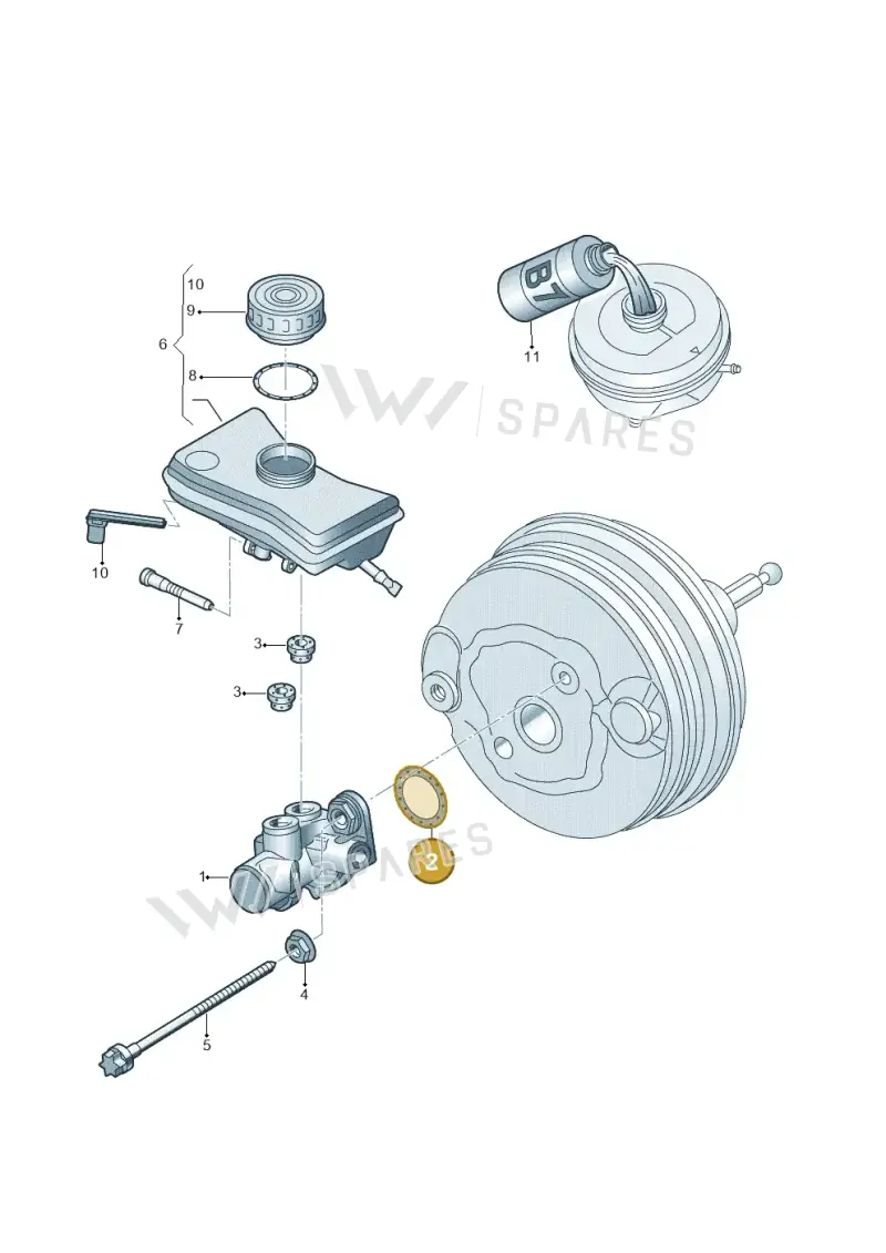4D0611243 — SEAT Exeo ST Reference (2008-2011) diagram 249611100, position 2