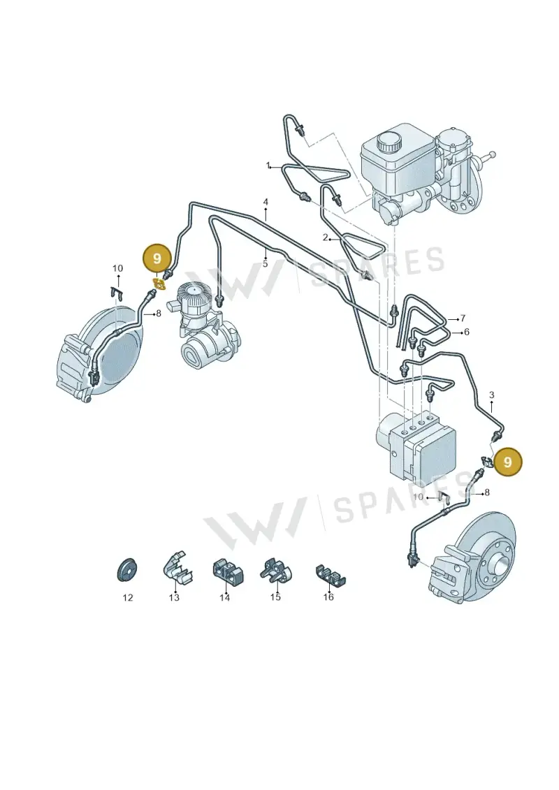 4D0611715B — SEAT Mii electric (2020-2021) diagram 772611200, position 9