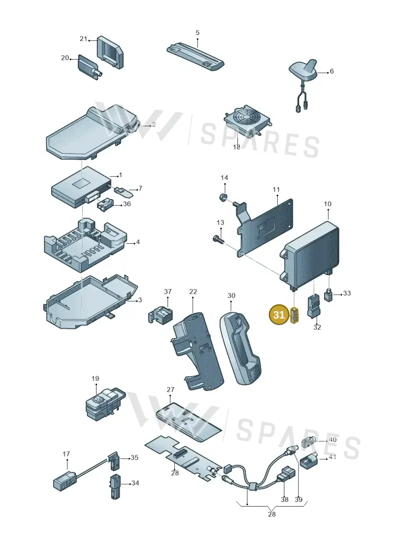 4E0035576K — SEAT Exeo ST Reference (2008-2011) diagram 454035550, position 31