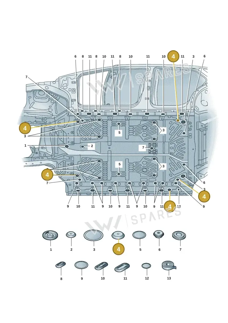 4E0804297 — SEAT Tavascan Cupra (2023-) diagram 20h803037, position 4