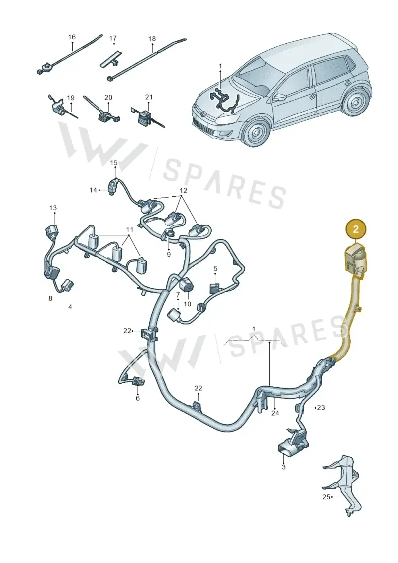 4E0906379 — SEAT Ibiza Stylance (2015-) diagram 773971030, position 2