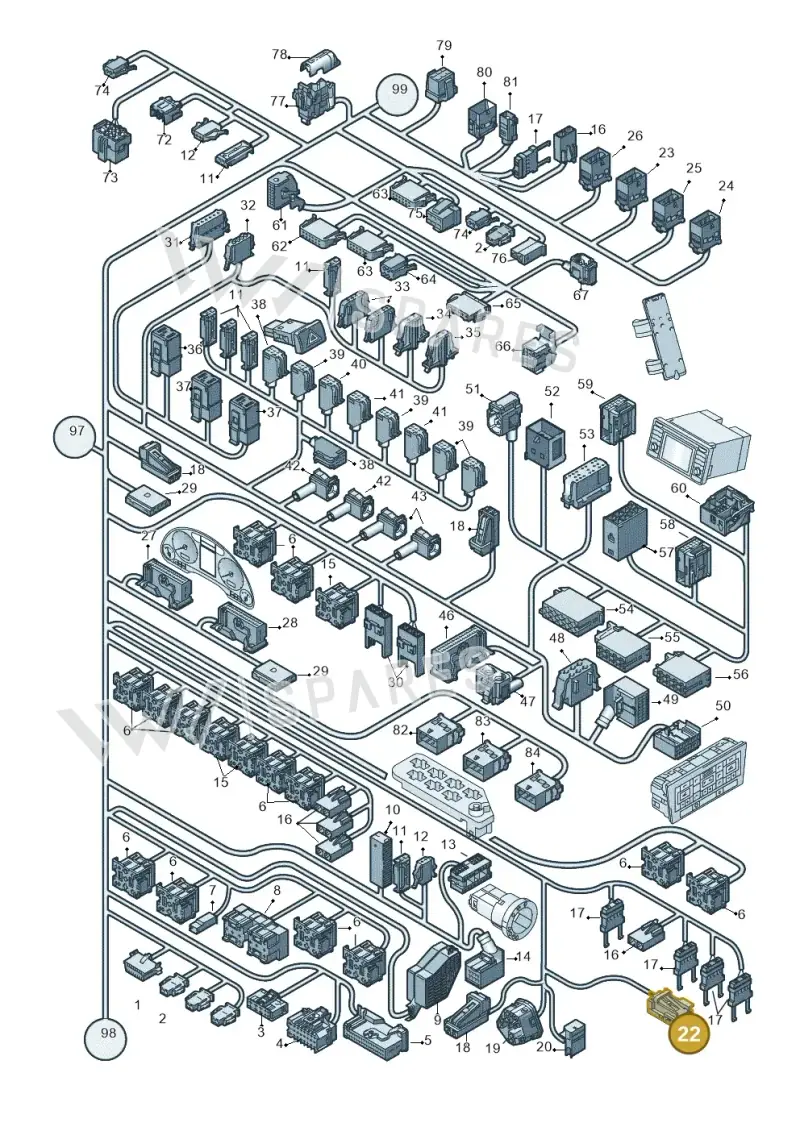 4E0972133 — SEAT Exeo ST Reference (2008-2011) diagram 454971820, position 22