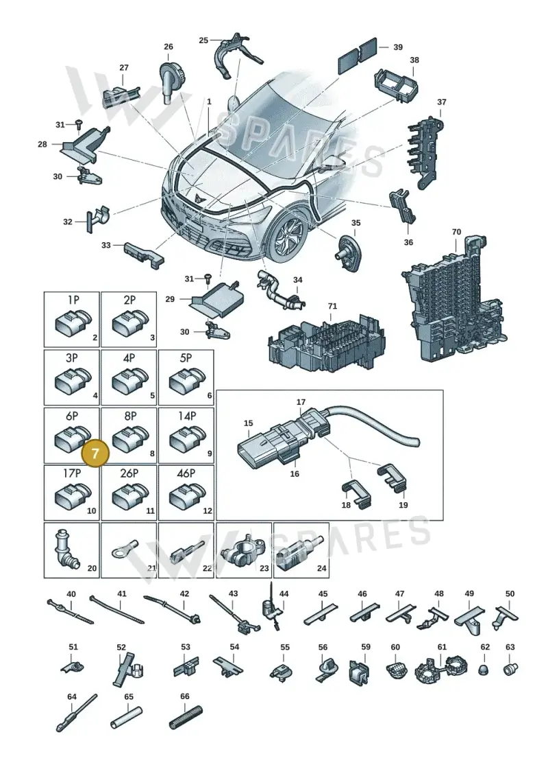 4F0973706 — SEAT Tavascan Cupra (2023-) diagram 20h971080, position 7
