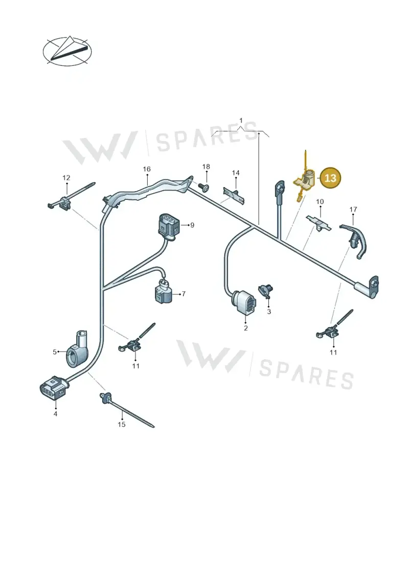 4G0971818 — SEAT Formentor TSI CUPRA (2020-) diagram 5h0971070, position 13