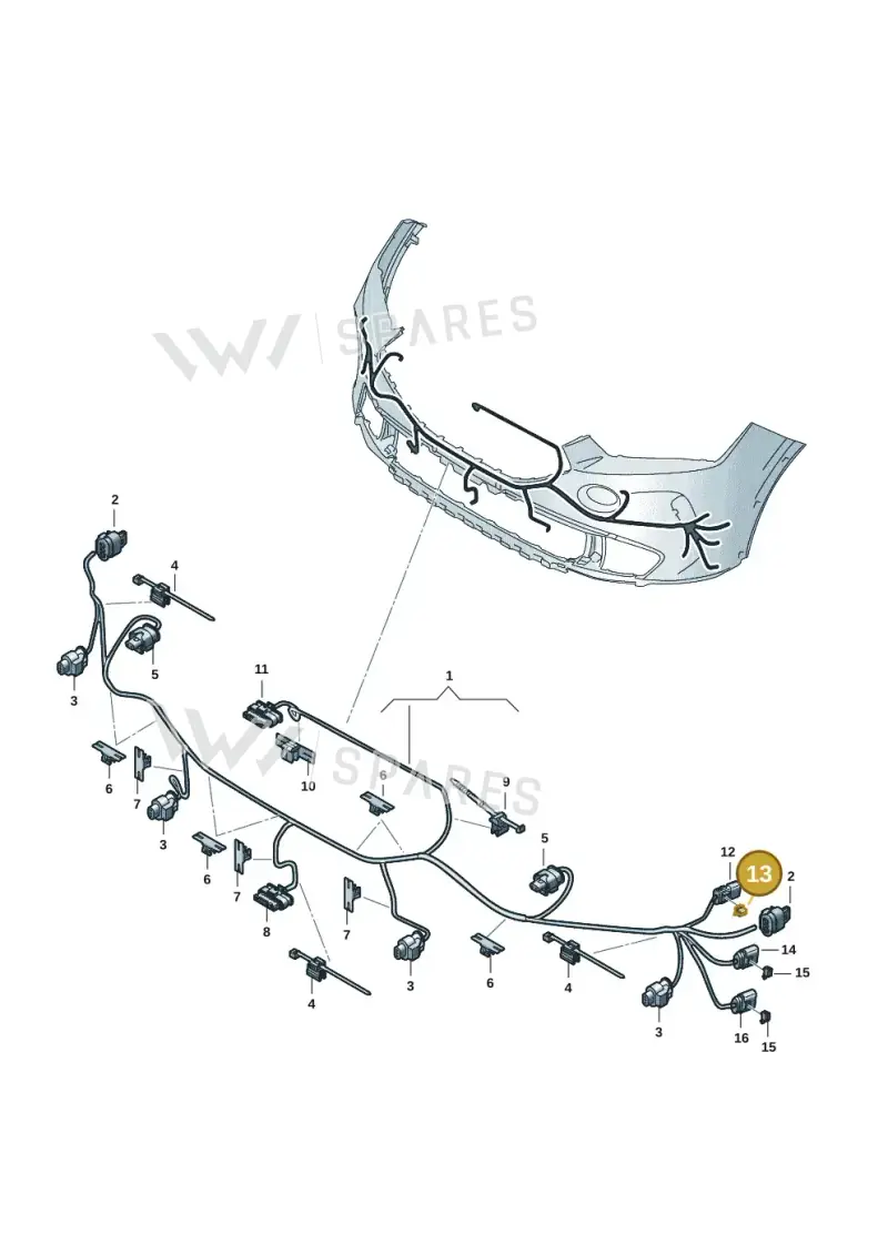 4G0971848C — SEAT Formentor TSI CUPRA (2020-) diagram 5ff971000, position 13