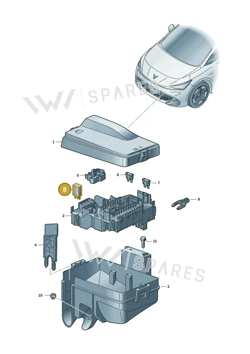 4H0951253 — SEAT Tavascan Cupra (2023-) diagram 10s937010, position 8