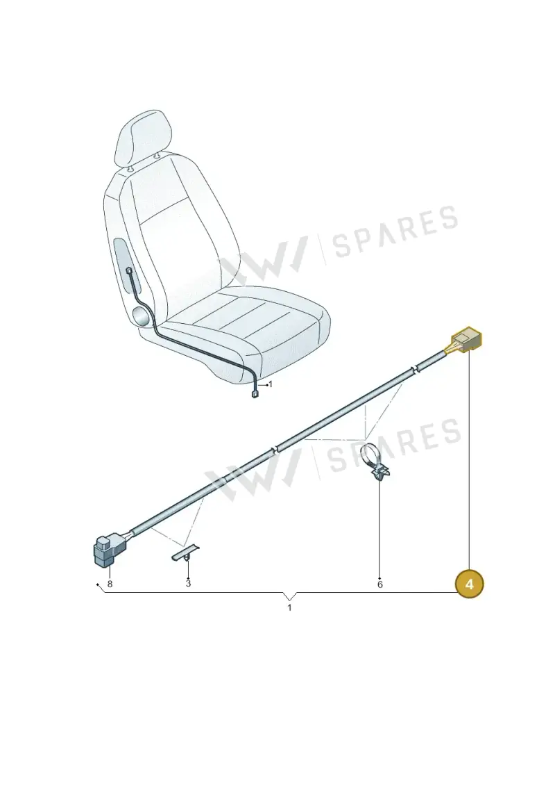 4H0972773 — SEAT Leon ST Stylance (2016-2020) diagram 746972270, position 4