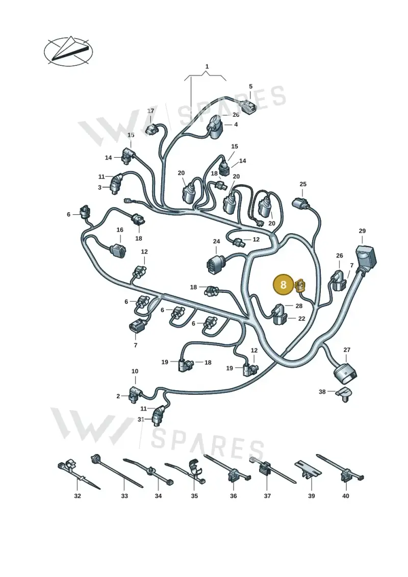 4H0973702 — SEAT Leon style (2019-) diagram 5h0971014, position 8